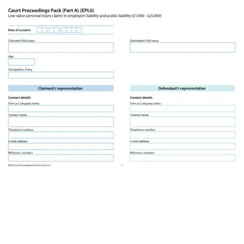 Document preview: Understanding EPL6 and EPL7 for Low-Value Claims — Legal & justice
