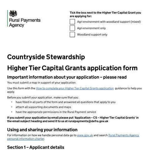 Document preview: Enhance Your Rural Landscape with Higher Tier Grants — Government & admin