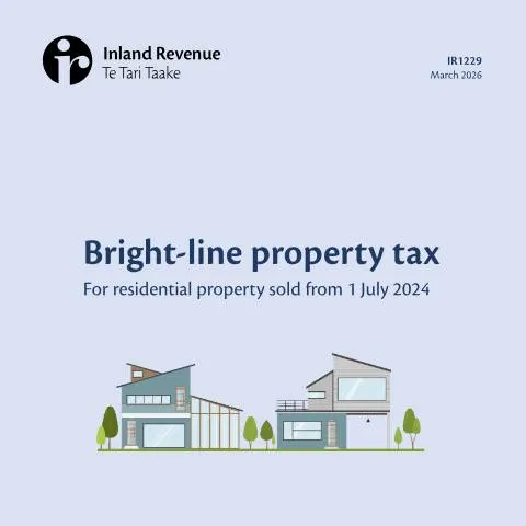Document preview: Understanding New Zealand's Bright-line Property Tax — Taxes (CERFA n°IR1229)