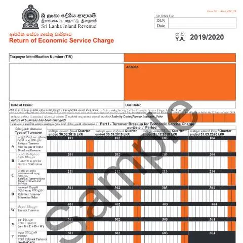 Document preview: Comprehensive Guide to Economic Service Charge Return — Taxes (CERFA n°ASMT_ESC_20)