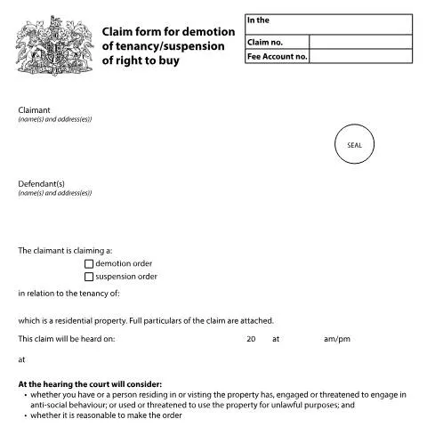 Document preview: Understanding the N6 Claim Form in Housing Disputes — Legal & justice