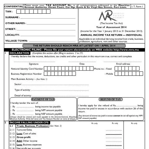 Document preview: Understanding the Individual Return 01 Process — Taxes (20140115_Form01)