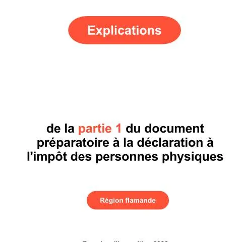Aperçu du document Guide sur le Formulaire 111 pour la Région flamande — Démarches administratives (CERFA n°111-explications-partie-1-rf-2022)