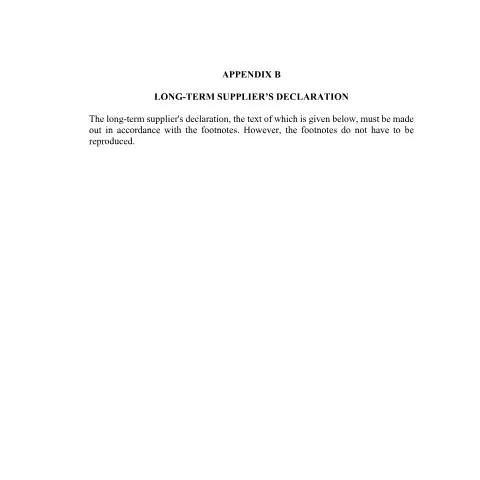 Document preview: Skilningur á Langtímaleiðandi yfirlýsingu fyrir vöruflutninga — Tollur & innflutningur