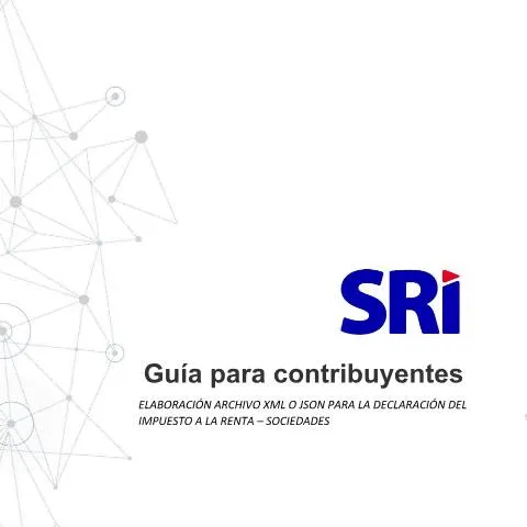 Vista previa del documento Instrucciones para el llenado de XML y JSON en el IR Sociedades — Impuestos (CERFA n°Guía para el contribuyente llenado de XML y JSON formulario Renta Sociedades)