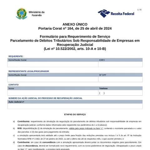Pré-visualização do documento Importância do Parcelamento de Débitos Tributários em Recuperação — Impostos