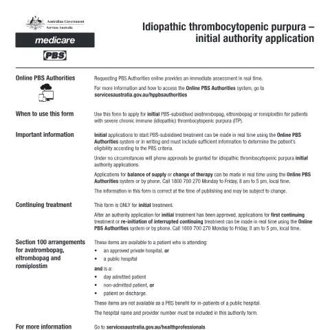 Document preview: Navigating the PB097 Form for ITP Patients — Health (CERFA n°PB097)