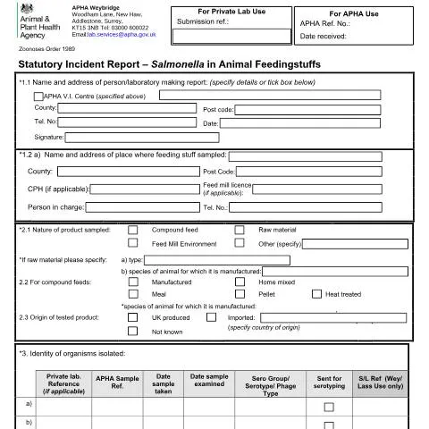 Document preview: Understanding Salmonella Reporting in Animal Feed Safety — Government & admin