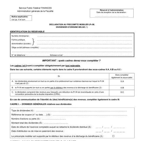 Aperçu du document Comprendre la Déclaration 273A-Div pour les Dividendes — Impôts & fiscalité (CERFA n°121-273a-div)