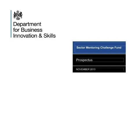 Document preview: Unlock Funding for Mentorship in UK Businesses — Government & admin