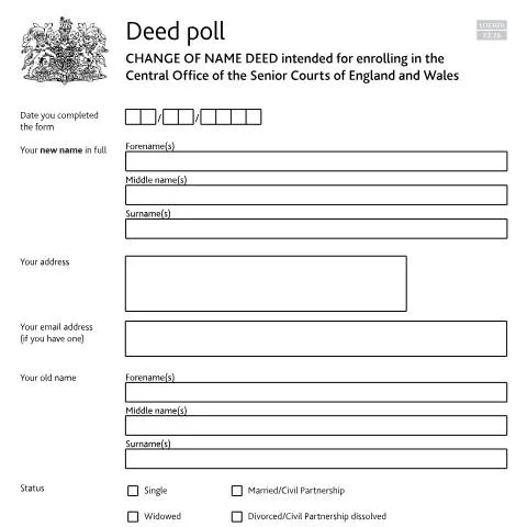 Document preview: Court Enrolment of Deed Poll: Creating Irrefutable Legal Documentation — Civil status & identity