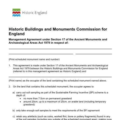 Document preview: Navigating Soil Sampling Consent for Heritage Sites — Government & admin