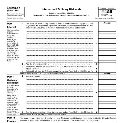 Document preview: Understanding the Importance of IRS Form 1040-SB — Taxes (CERFA n°1040SB)