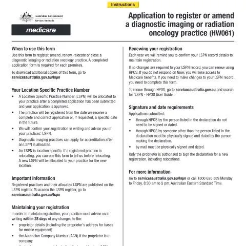 Document preview: Essential Guide to the HW061 Application Process — Health (CERFA n°HW061)