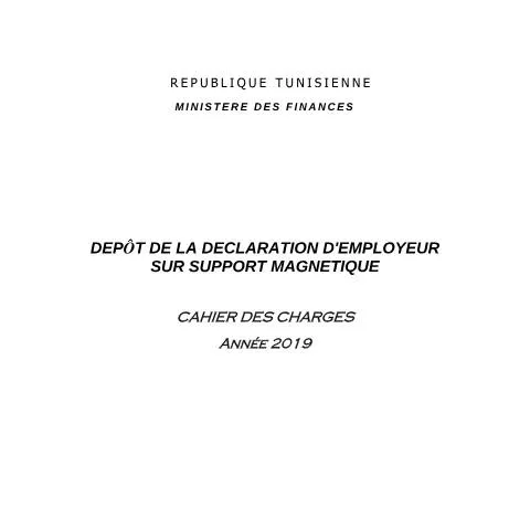 Aperçu du document Comprendre la Déclaration d'Employeur en Support Magnétique — Démarches administratives