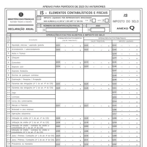 Pré-visualização do documento Entenda o Papel do DANUAL_Q_periodos_2023 na Fiscalidade Portuguesa — Impostos