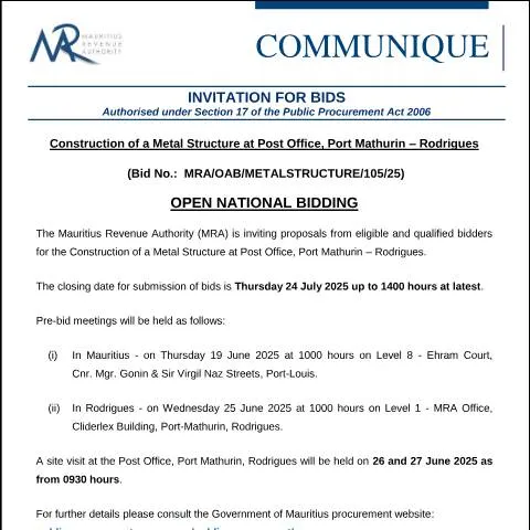 Document preview: Essential Insights on the Invitation for Bids Process — Government & admin (ComMetalStructure100625)