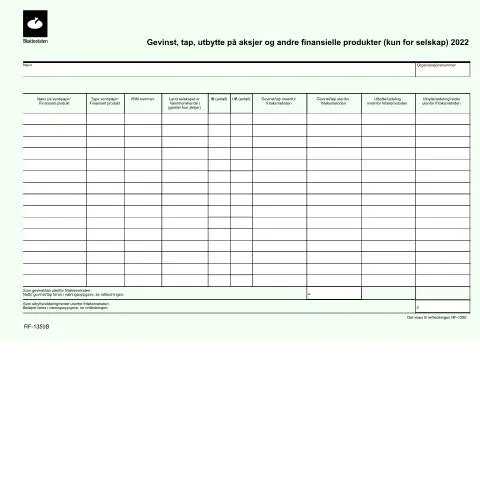 Document preview: Forstå RF-1359 for finansielle rapporter — Skatt & avgifter (CERFA n°RF-1359)