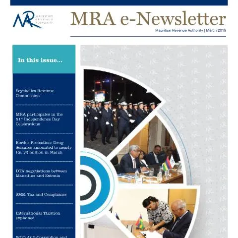 Document preview: Critical Tax Developments for Mauritian Taxpayers in March 2019 — Government & admin (ENewsletterMarch2019)