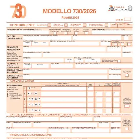 Anteprima documento Guida completa al Modello 730/2026 per la dichiarazione dei redditi — Tasse e fisco (CERFA n°730)