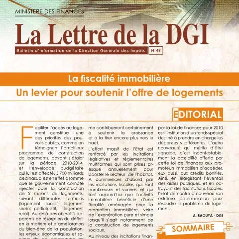 Aperçu du document Le Formulaire LDGI 47 : Un Guide Pratique pour les Contribuables — Démarches administratives (CERFA n°LDGI 47)
