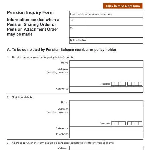 Document preview: UK Pension Division in Divorce: Form P Inquiry Process Explained — Legal & justice