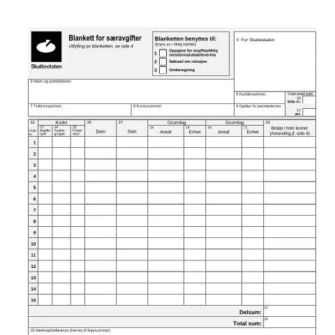 Document preview: Forståelse av RF-1326: Nøkkelen til korrekt avgiftsrapportering — Skatt & avgifter (CERFA n°RF-1326)