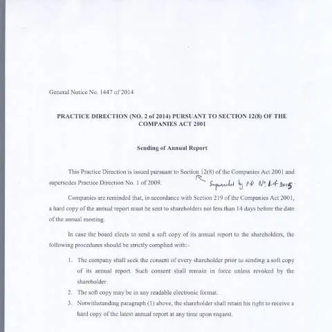 Document preview: Understanding Companies ,  GN 1447 of 2014 in Mauritius — Business (CERFA n°Companies-GN-1447-of-2014)