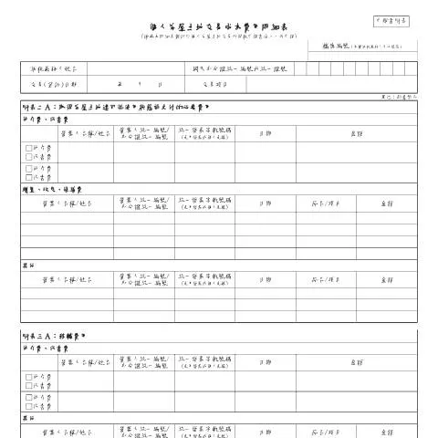 Document preview: 揭開個人房屋土地交易所得稅申報書的面紗 — Taxes (CERFA n°個人房屋土地交易成本費用明細表)