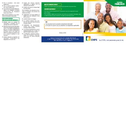Aperçu du document Guide sur les Prestations Familiales en Côte d'Ivoire — Famille