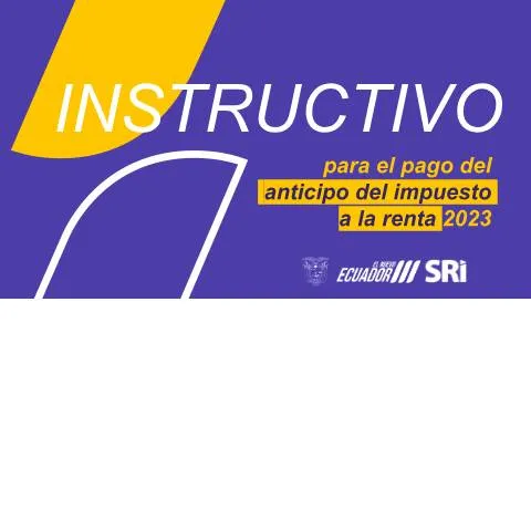 Vista previa del documento Guía para el anticipo del Impuesto a la Renta 2023 — Impuestos (CERFA n°Instructivo para el pago del anticipo del impuesto a la renta 2023)