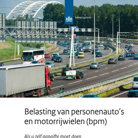 Documentvoorvertoning: Inzicht in de Belasting van Personenauto's en Motorrijwielen (BPM) — Belastingen (CERFA n°bpm0211z47fd)