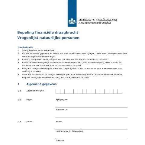 Documentvoorvertoning: Inzicht in Financiële Draagkracht met Formulier IND 1351 — Gezin (CERFA n°1351)