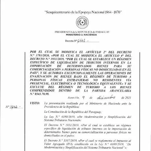 Vista previa del documento Cambios en la normativa del IVA en Paraguay — Impuestos