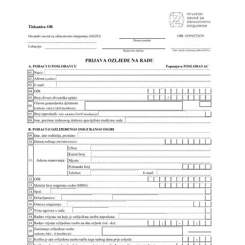 Document preview: Značaj Prijave OR 30.03.2026 2 u zaštiti radnika — Zdravlje (CERFA n°Prijava_OR_30.03.2026_2)