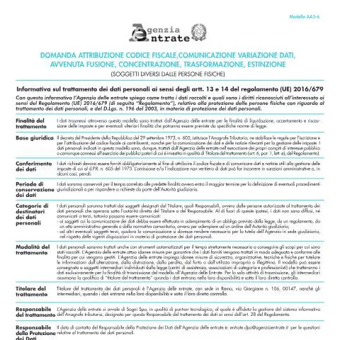 Anteprima documento Guida al Modello AA5/6 per il Codice Fiscale — Pratiche amministrative (CERFA n°AA5/6)