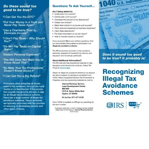 Document preview: A Comprehensive Guide to IRS Publication 3995 — Taxes (CERFA n°PUB-3995)