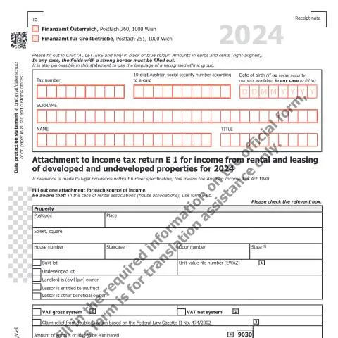 Dokumentvorschau: E1b-UK: Alles, was Sie über den Anhang zur Einkommensteuer wissen — Steuern (E1b-UK)