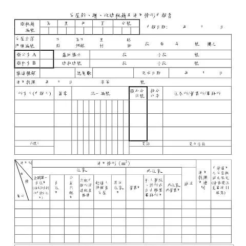 Document preview: 掌握房屋新、增、改建稅籍及使用情形申報書的填寫技巧 — Housing (CERFA n°房屋新、增、改建稅籍及使用情形申報書(空白書表))