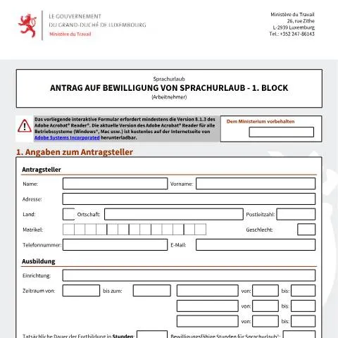 Aperçu du document Formulaire de demande de congé linguistique pour salariés au — Emploi & travail (CERFA n°conge-linguistique-1re-tranche-salarie)