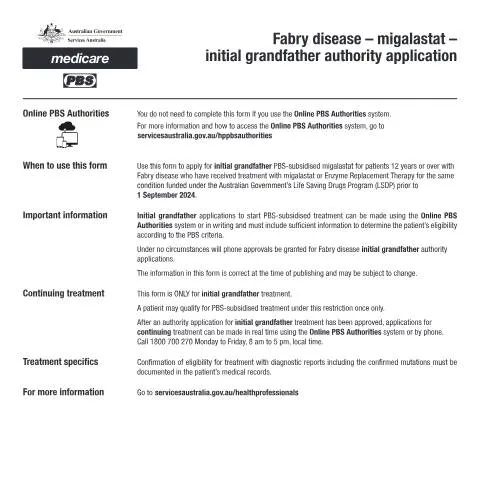 Document preview: Navigating the PB374 for Migalastat in Fabry Disease Treatment — Health (CERFA n°PB374)