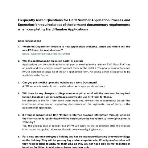 Document preview: Comprehensive FAQs for the ER1 Application Form — Government & admin (CERFA n°ER1)