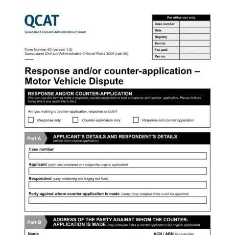 Document preview: Understanding Queensland Civil and Administrative Tribunal Form 60 for — Legal & justice (Form Number 60)