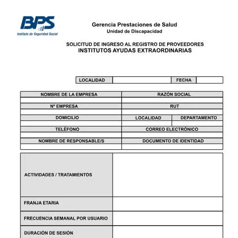 Vista previa del documento Guía para la Solicitud de Proveedores de Ayudas Extraordinarias — Trámites administrativos