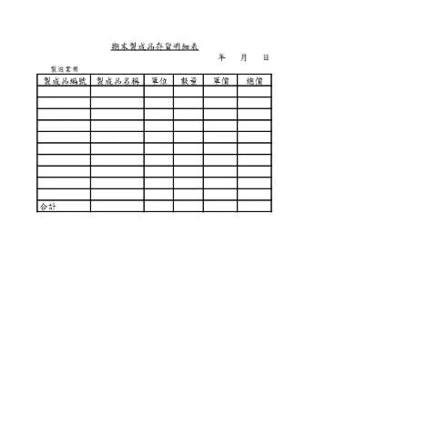 Document preview: 深入解析B07-1期末製成品存貨明細表的重要性 — Taxes (CERFA n°B07-1期末製成品存貨明細表(pdf))