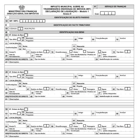 Pré-visualização do documento A Importância do Modelo I (Anexo II) na Tributação Imobiliária — Impostos