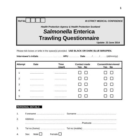 Document preview: How UK Health Teams Investigate Salmonella Enterica Infections — Health