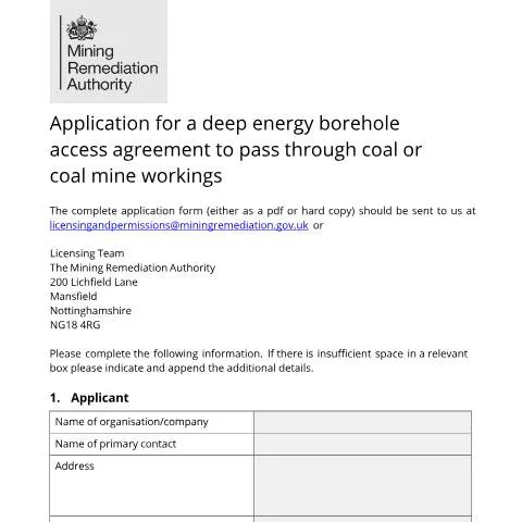 Document preview: Understanding Deep Energy Borehole Access Agreements — Government & admin