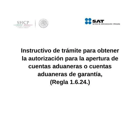 Vista previa del documento Guía para Obtener Autorización de Cuentas Aduaneras en México — Trámites administrativos (CERFA n°H9)