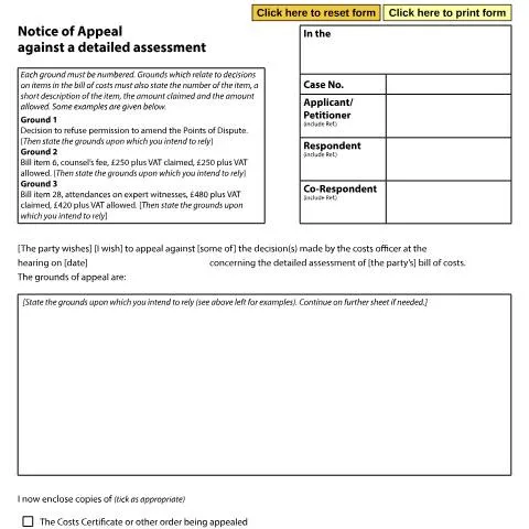 Document preview: Understanding the Appeal Process with Form D259 — Legal & justice